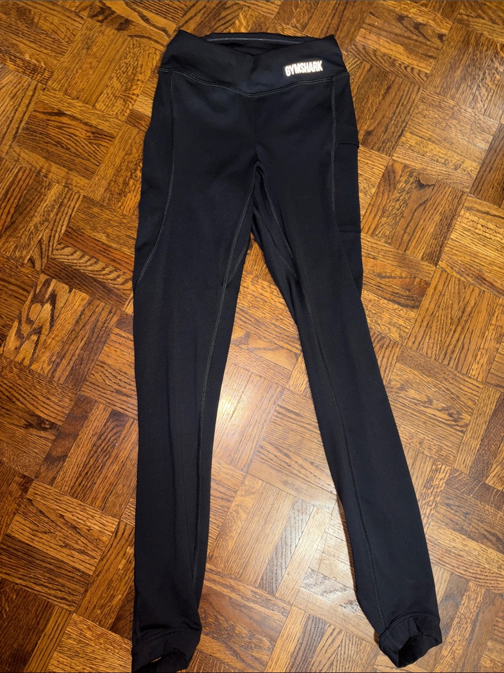 GYMSHARK Black Sculpting High-Rise Leggings